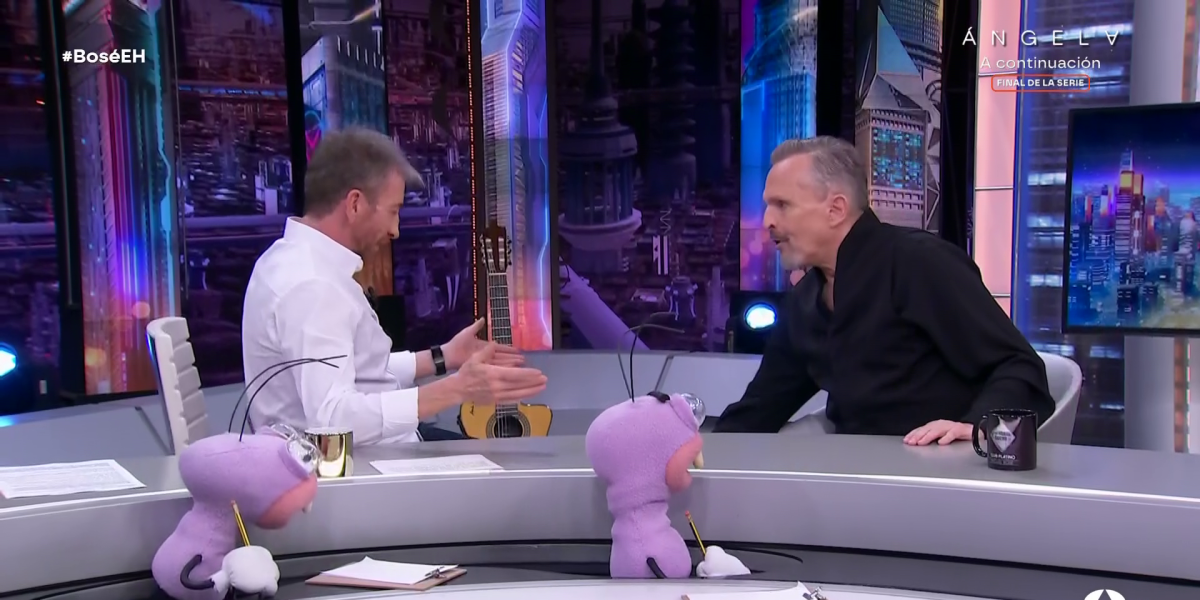 Miguel Bosé se queda a gusto en El Hormiguero con la libertad de expresión y Pablo Motos le da la razón