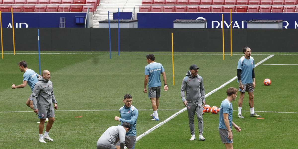 El Atlético perfiló el choque ante el Valladolid en el Metropolitano