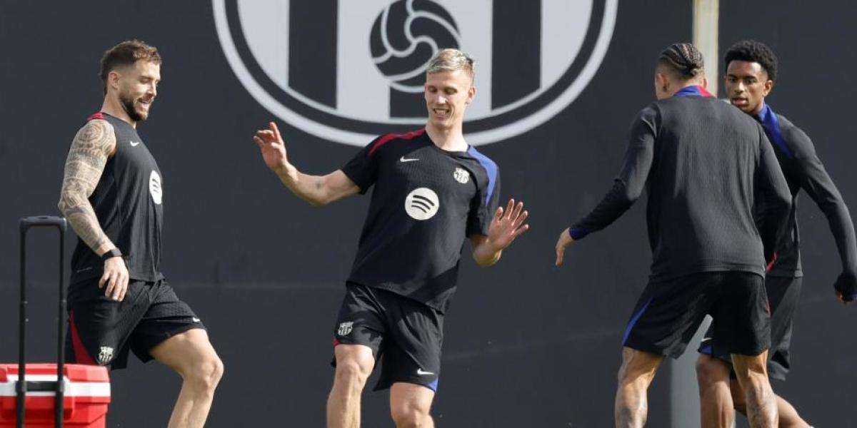 Sigue el entrenamiento del Barça en Dortmund, en streaming