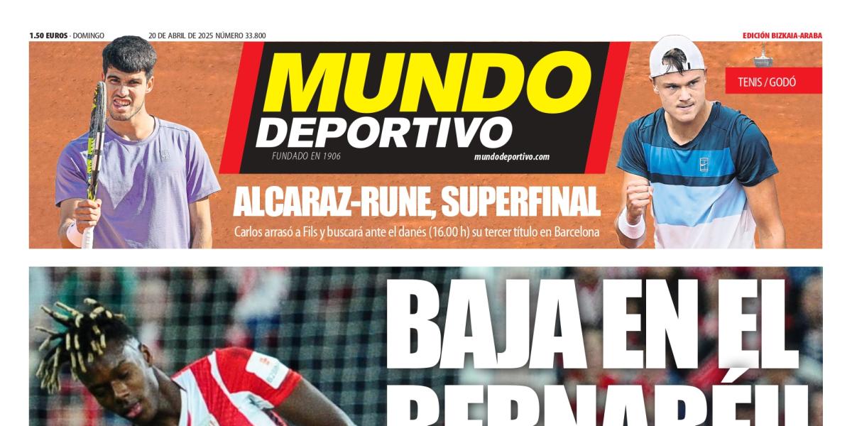 Portada MD Bizkaia-Araba de hoy domingo