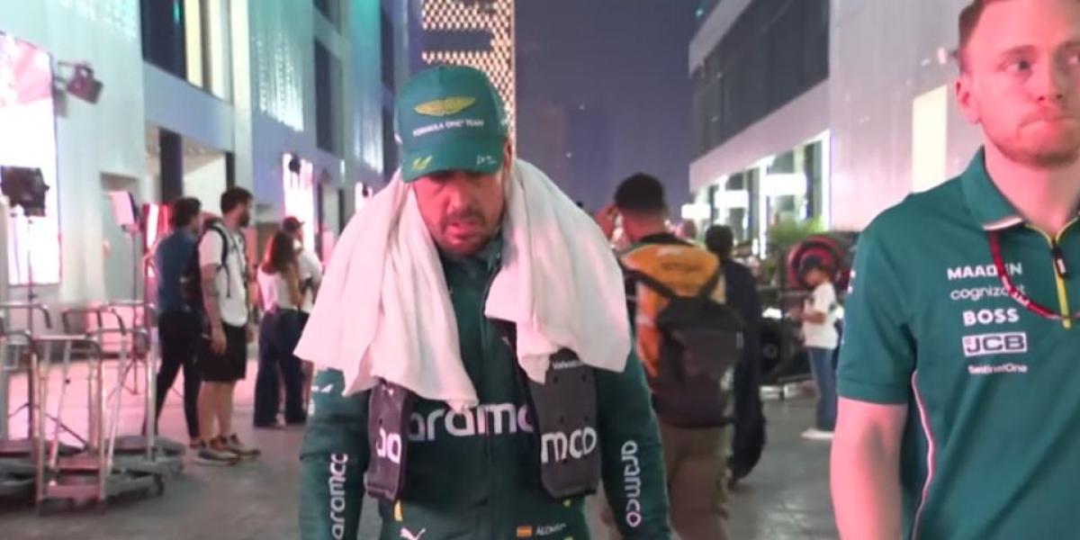 Alonso y su radio viral en Arabia Saudí: Nunca volveré a hacer una carrera como esta, en mis 25 años. ¡Nunca!