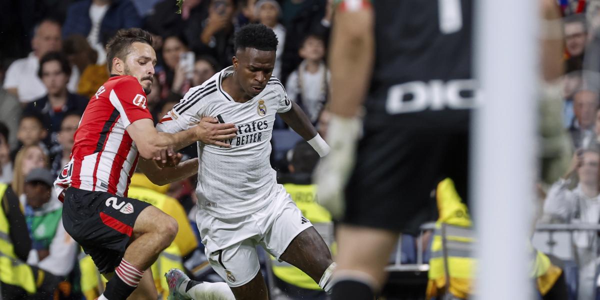 La curiosa celebración de Vinicius del gol de Valverde