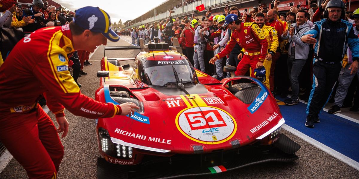 Ferrari sigue en racha y desata la locura en las 6h de Imola, Rossi acaba 2º en su categoría