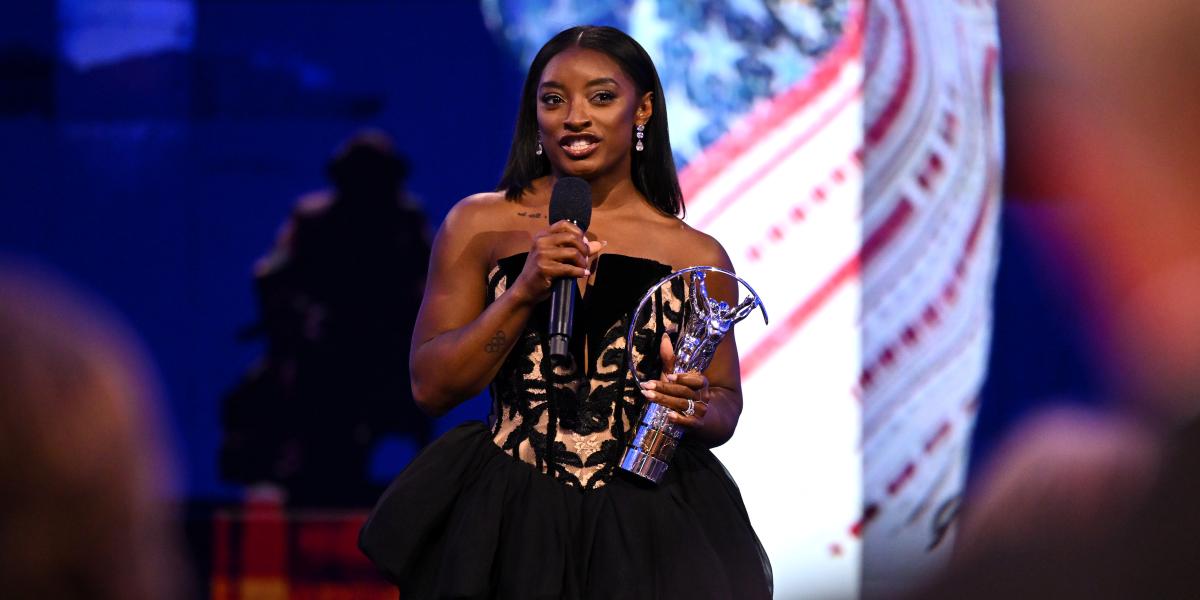 Simone Biles, premio Laureus a la mejor deportista de 2024