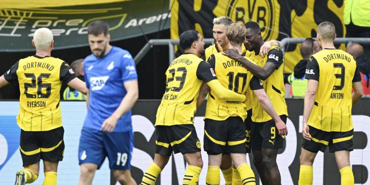 Triunfo sobre la bocina del Dortmund que sigue su escalada europea