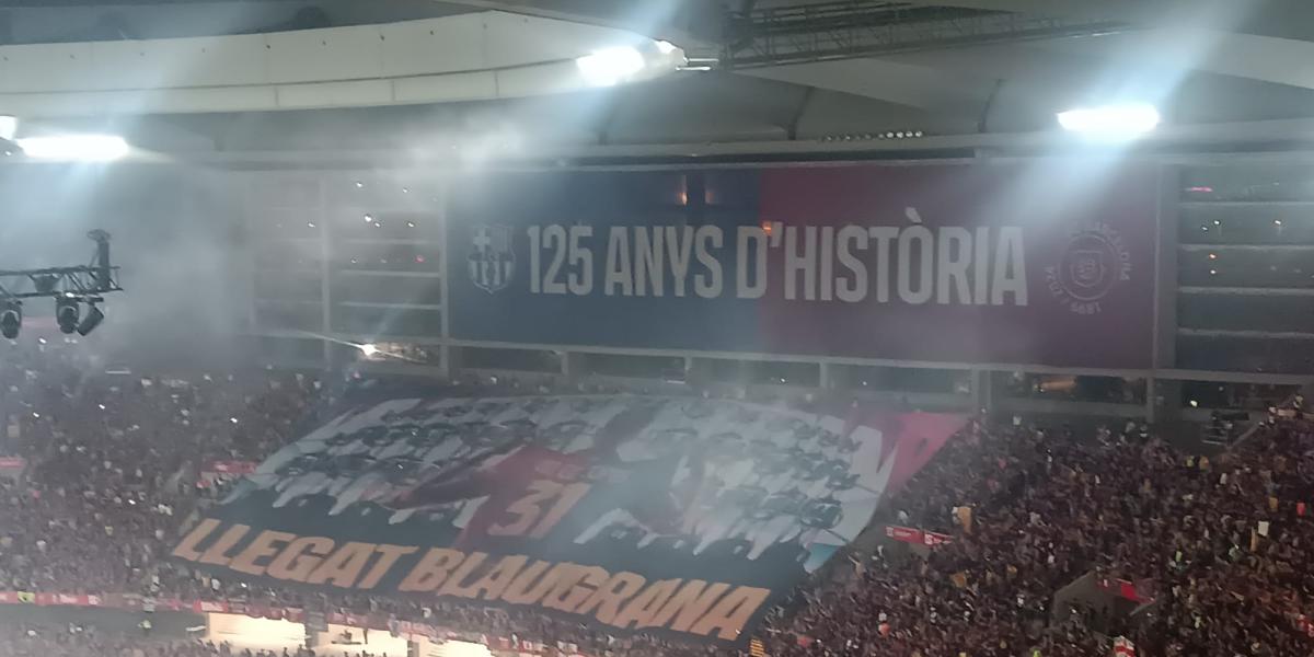 La mayoría de la afición del Barça pita el himno de España