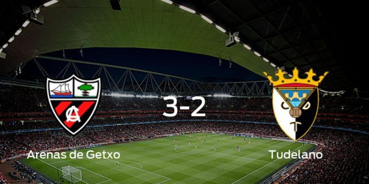 El Arenas de Getxo gana en casa al Tudelano por 3-2