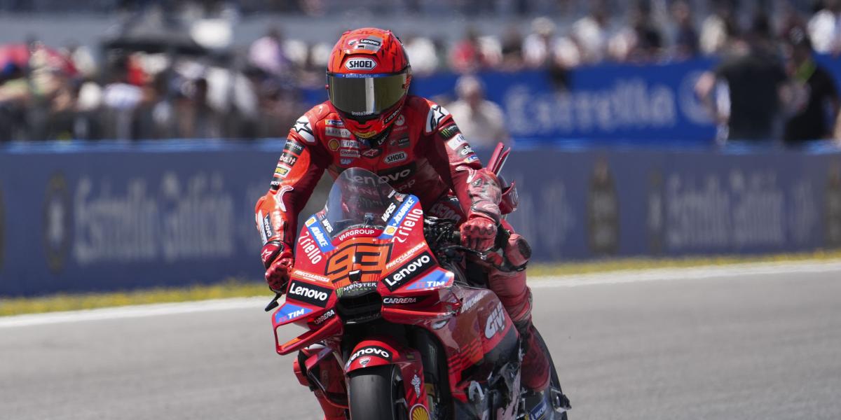 Tras el error de Jerez llega la reacción furiosa de Marc Márquez en Le Mans