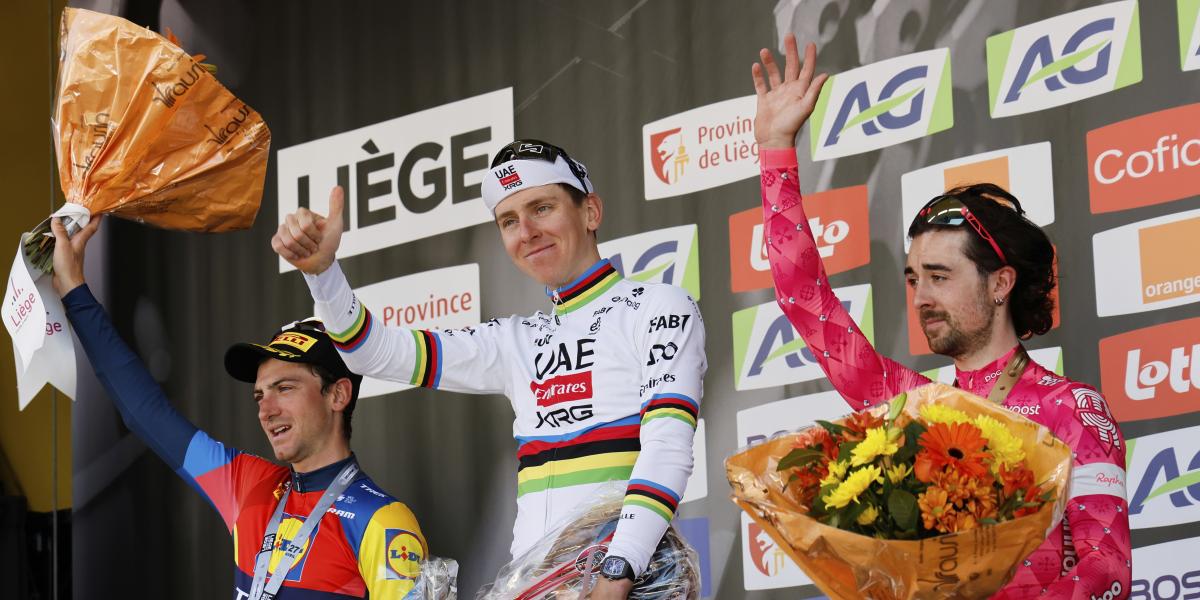 Así han quedado las clasificaciones de la Lieja-Bastoña-Lieja tras el arrollador triunfo de Pogacar
