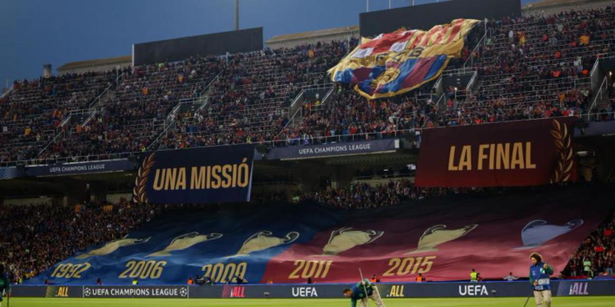 Noche grande en Montjuïc: semifinales de Champions, mosaico, homenaje y tributos especiales