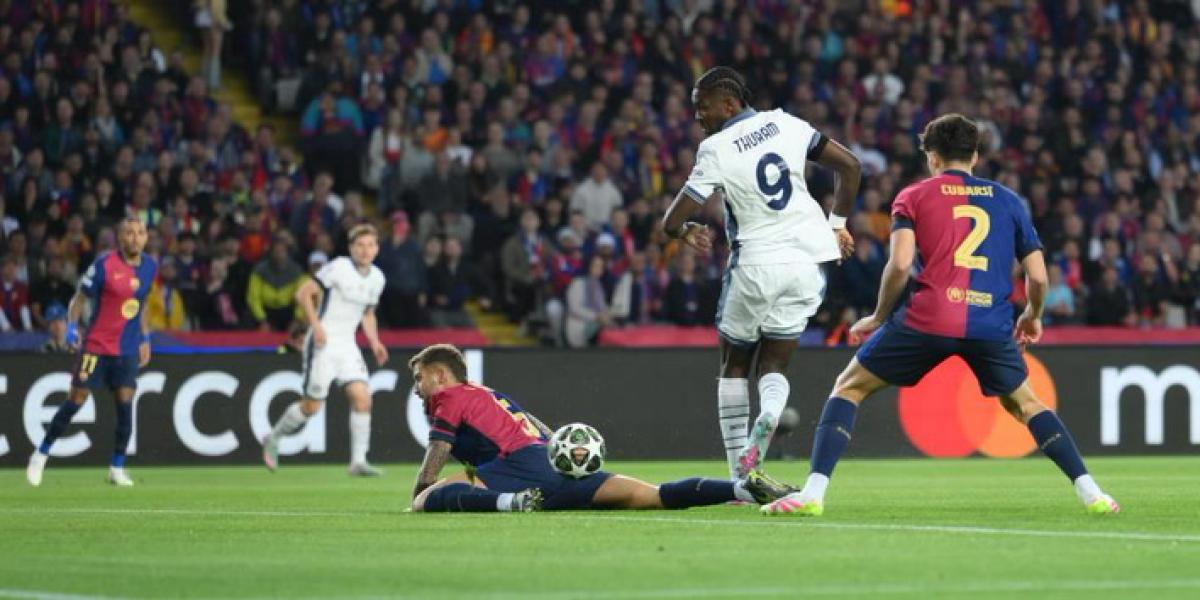 Resbalón fatal de Iñigo en el golazo de Marcus Thuram a los 30 segundos