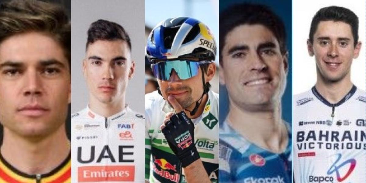 Todos los ciclistas favoritos del Giro de Italia 2025
