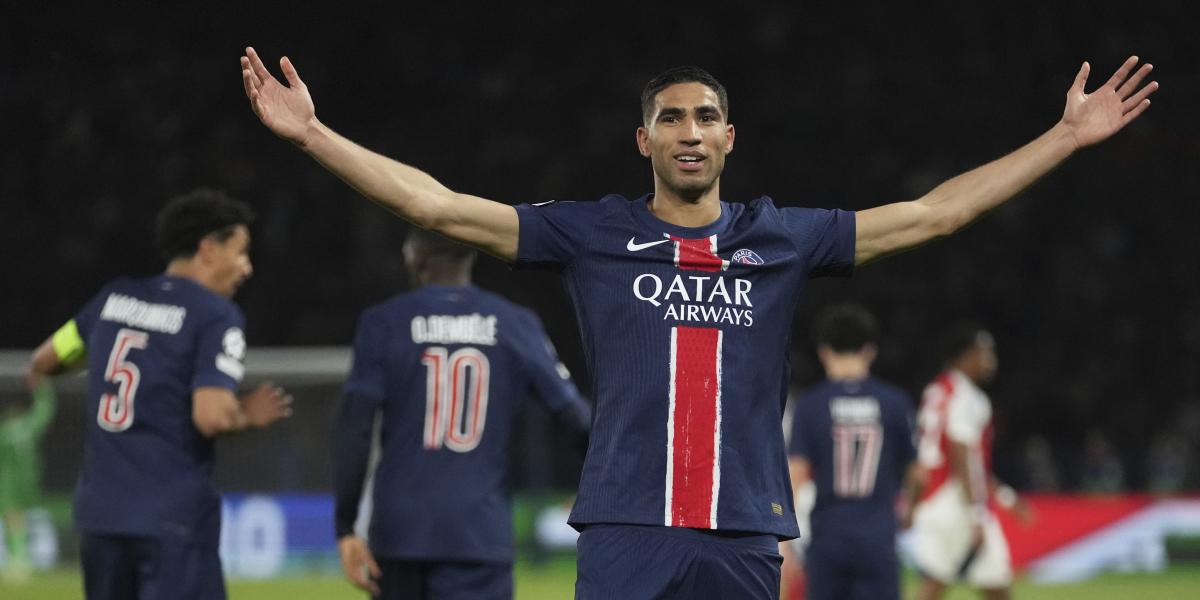 Hakimi hace el primer gol de la final y sorprende con su celebración: ¡pide perdón!