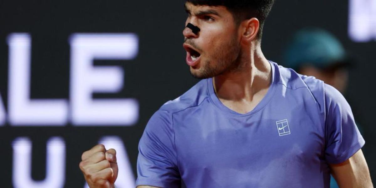 De locos Alcaraz en Roma, firma la gesta