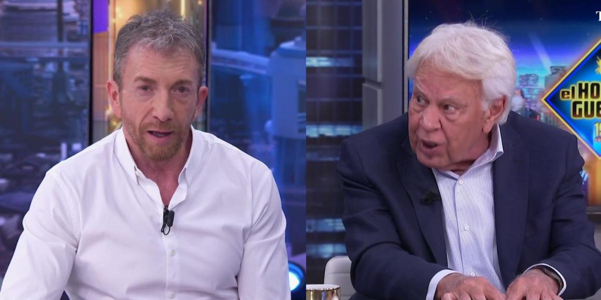 Pablo Motos se va de la lengua y destapa la frase que Felipe González pronunció durante la publicidad de El Hormiguero