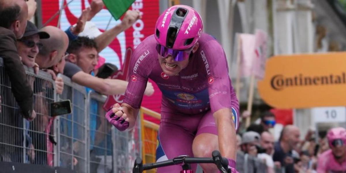 Del Toro ejerce de líder y distancia todavía más a Ayuso y Roglic en el gran triunfo de Pedersen en el Giro de Italia
