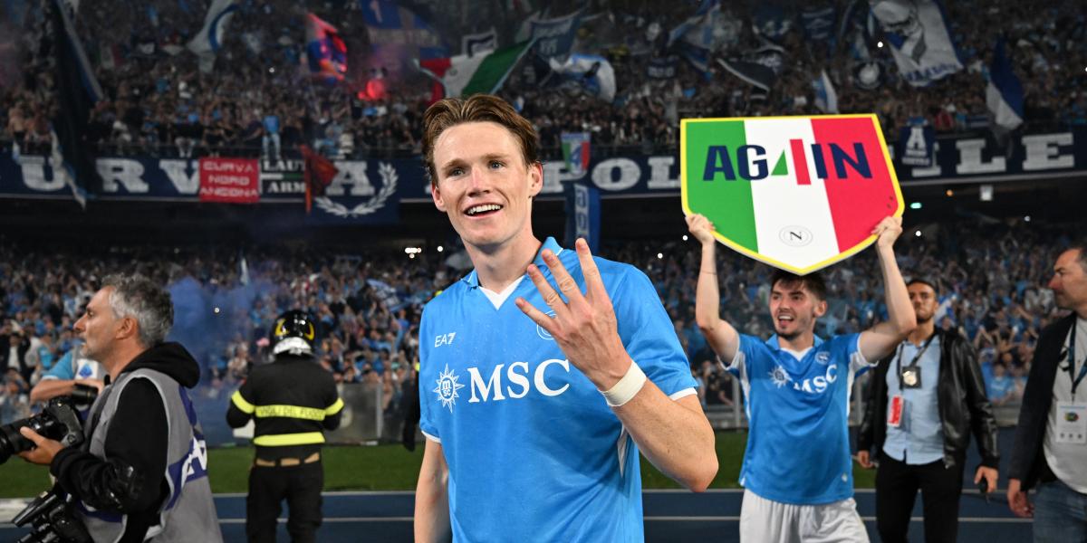McTominay, scudetto con el Nápoles y mejor jugador de la Serie A: Sin palabras