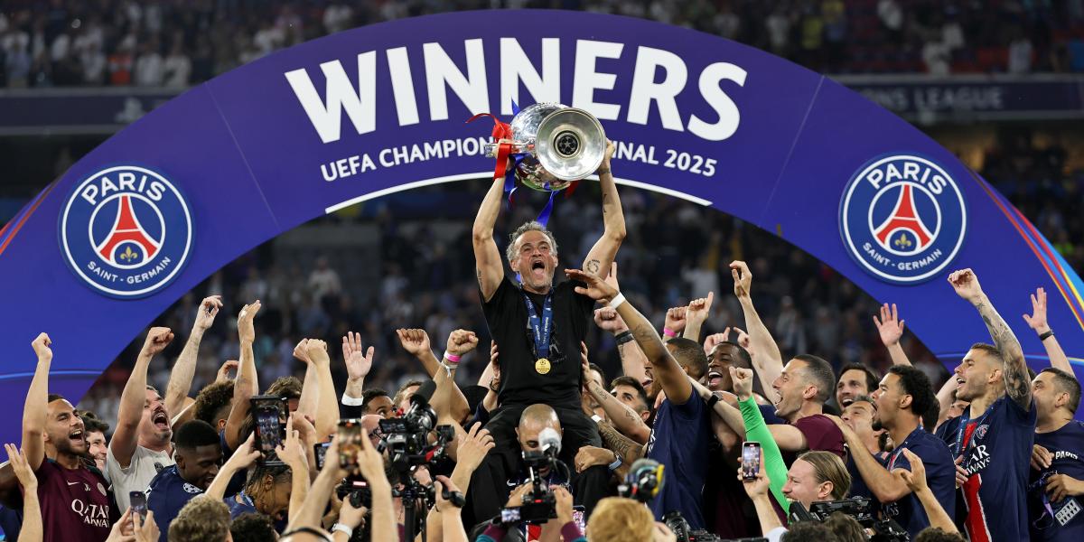 Luis Enrique, tercer técnico que gana la Copa de Europa tras entrenar al Barça