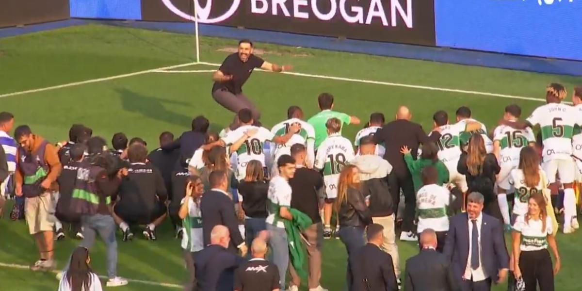 Eder Sarabia es un show: así ha sido su desatada celebración