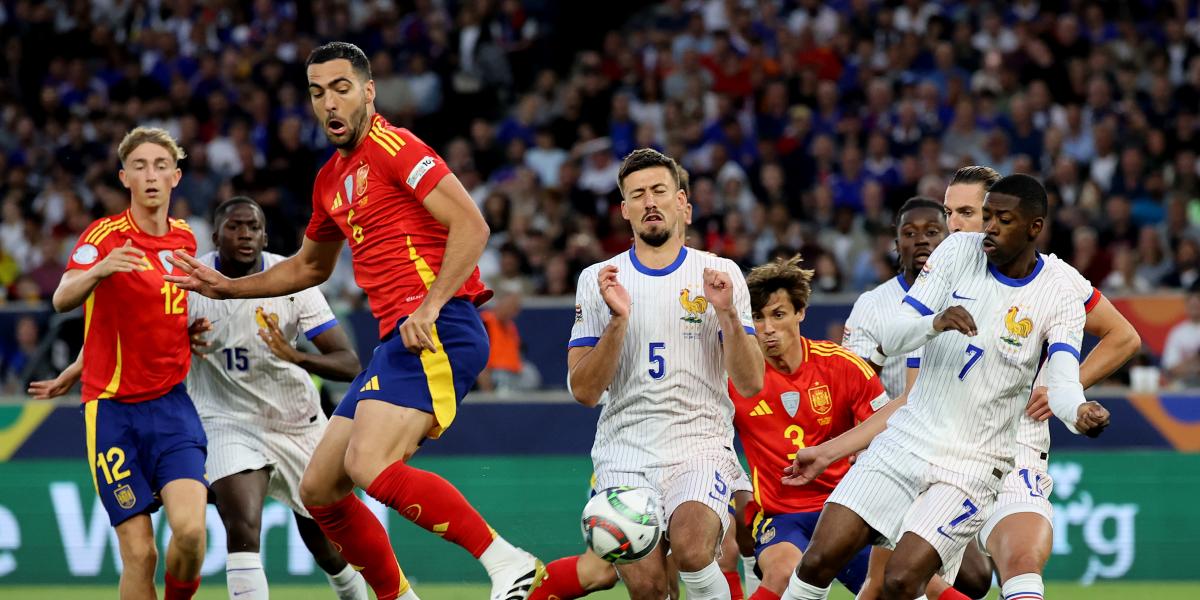 Le Normand y Lenglet, titulares en el loco festival del gol del España-Francia