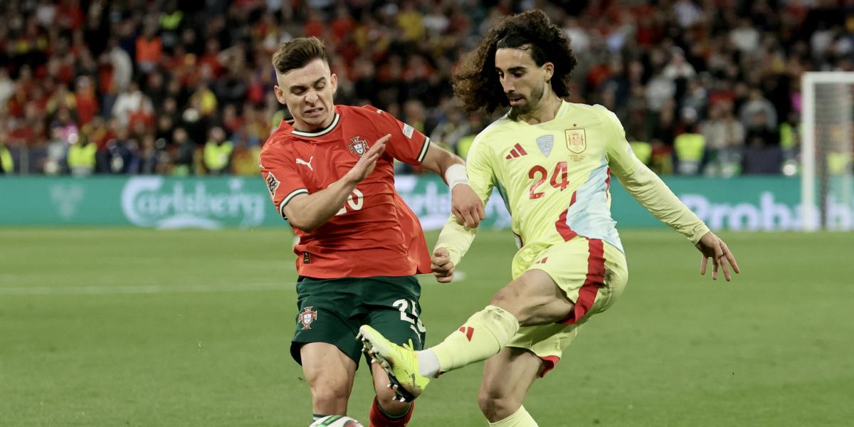 ¡Golazo de Cucurella y otro de Merino para poner tierra de por medio!