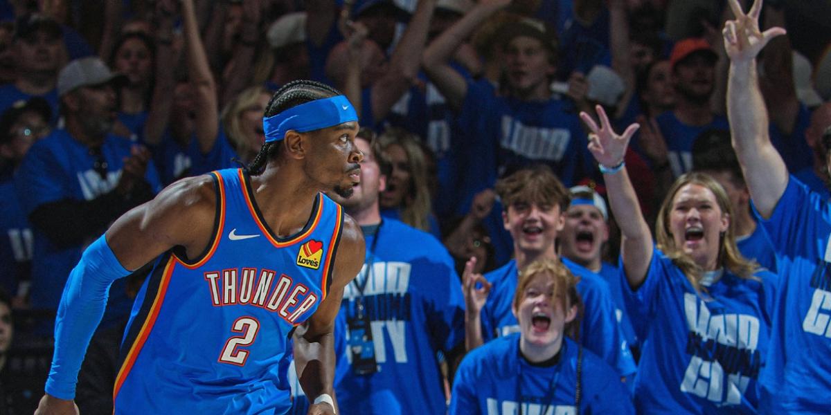 Los Thunder del MVP Shai retratan a Haliburton y empatan las Finales