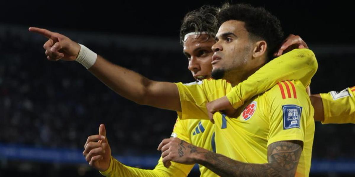 Descomunal golazo de Luis Díaz en el empate ante Argentina