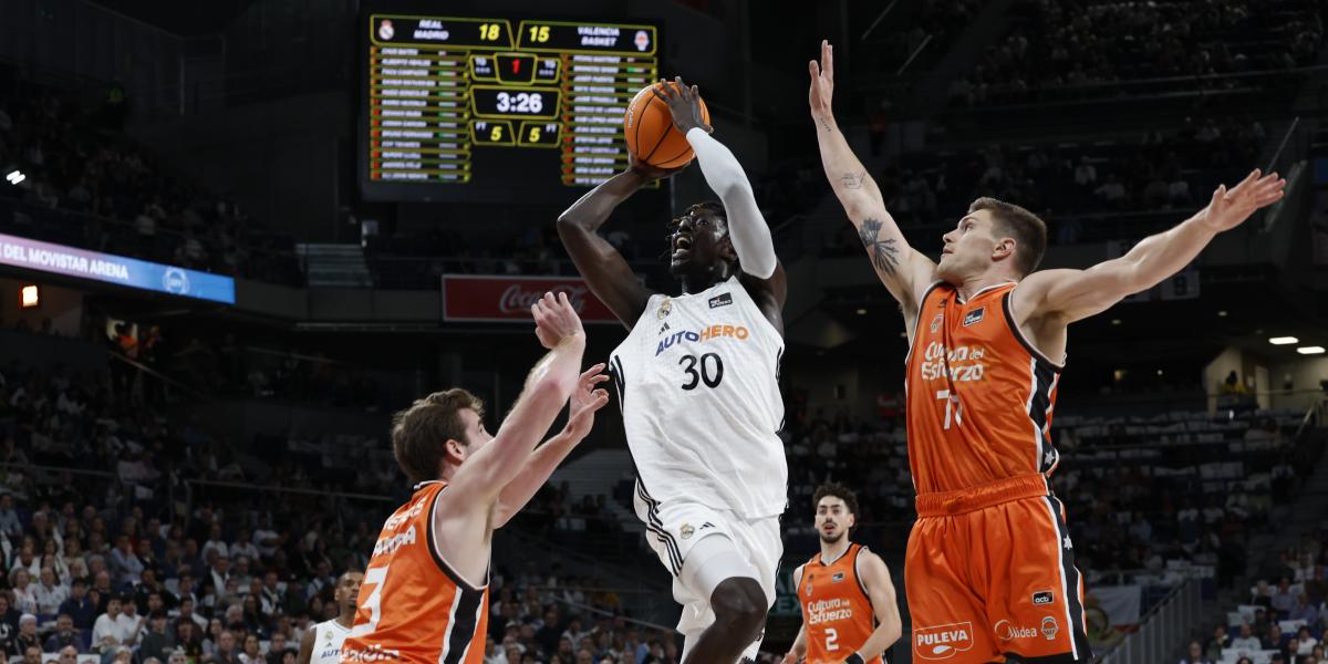 Horario y dónde ver por TV el Real Madrid - Valencia Basket del playoff de la Liga Endesa