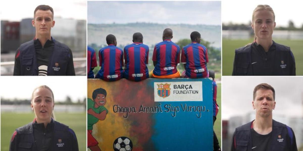 Apoyo de la Fundació Barça a los refugiados