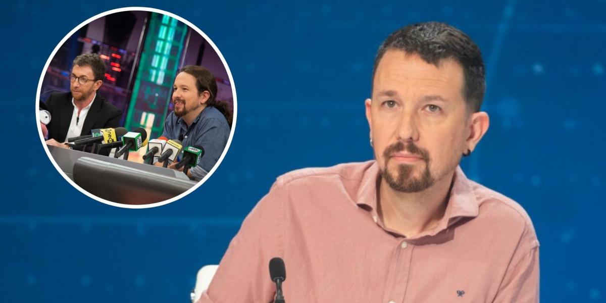 Pablo Iglesias desvela cómo fue su encuentro con Pablo Motos detrás de cámaras y el regalo que le hizo