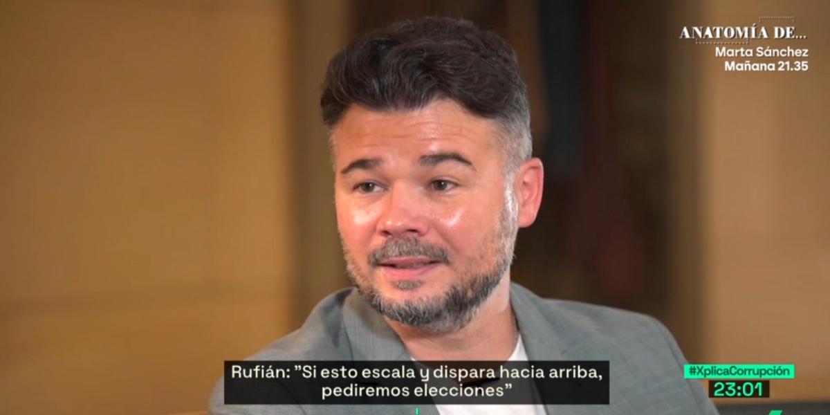 La entrevista de Gabriel Rufián en laSexta deja estas claras consecuencias para la cadena