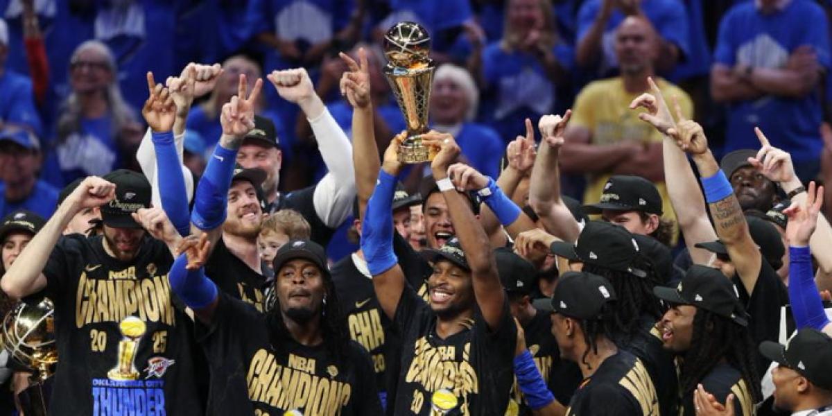 Éxtasis y drama: los Thunder, campeones de la NBA tras la grave lesión de Haliburton