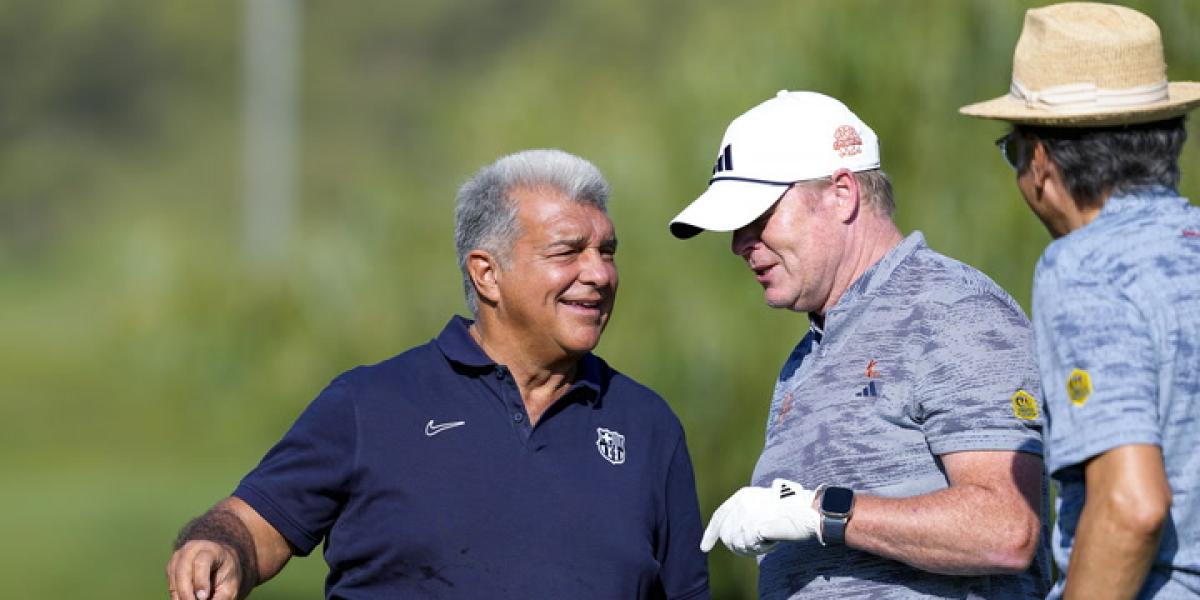 Así ha sido la reconciliación entre Laporta y Koeman