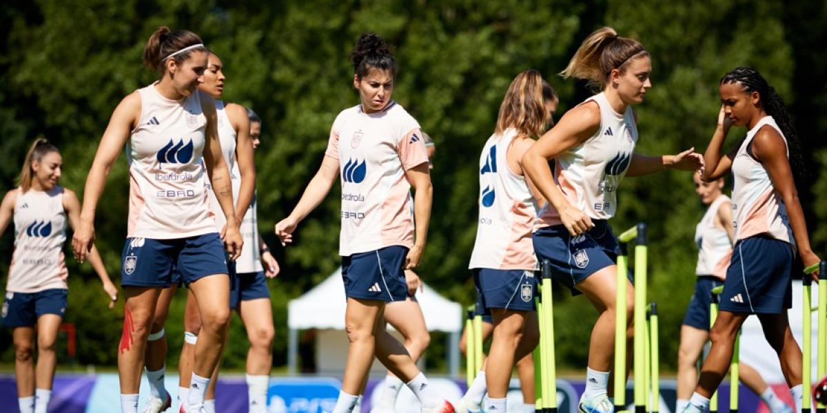 El entrenamiento de la selección previa al partido contra Portugal, en streaming
