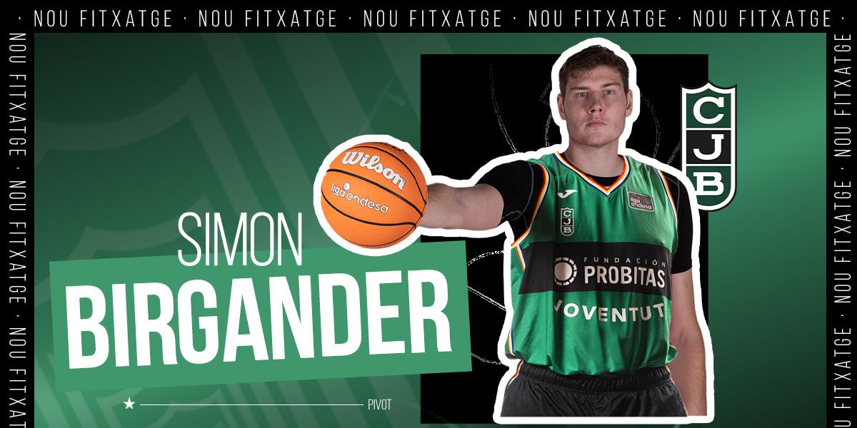 El Joventut anuncia el regreso de Simon Birgander