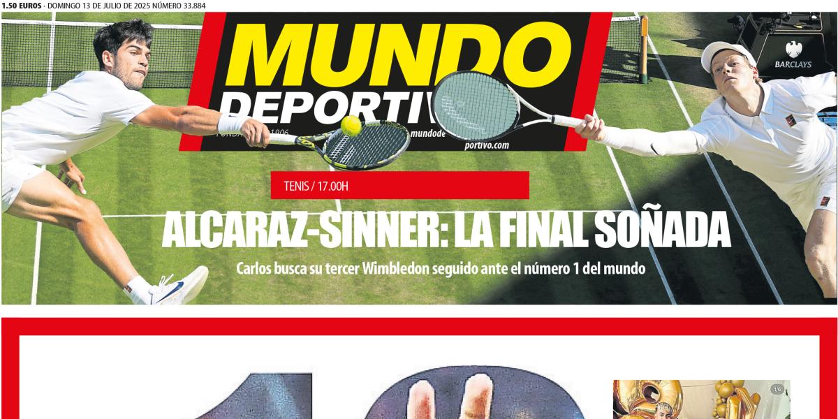 Portada de Mundo Deportivo del 13 de julio de 2025