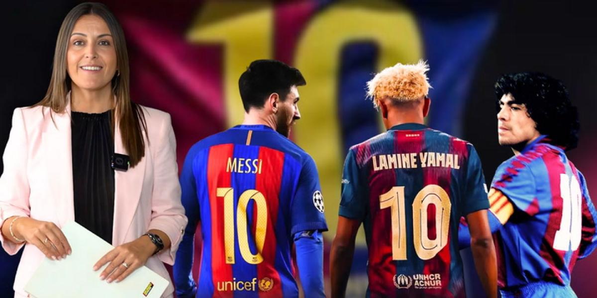 El 10 tiene nuevo dueño: Lamine Yamal toma el testigo