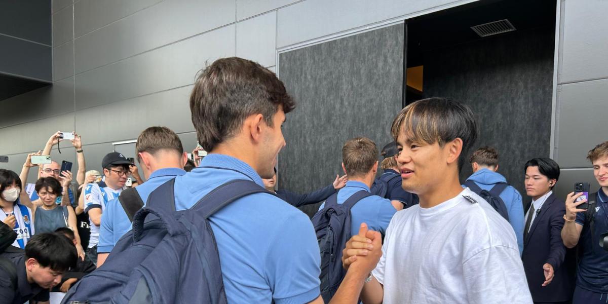 Así ha sido el reencuentro de Take Kubo con sus compañeros en Japón