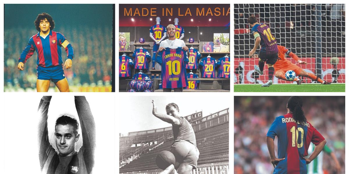 El Barça, club con más 10 míticos de la historia