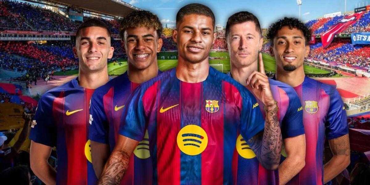 Con Rashford, una delantera de 124 goles