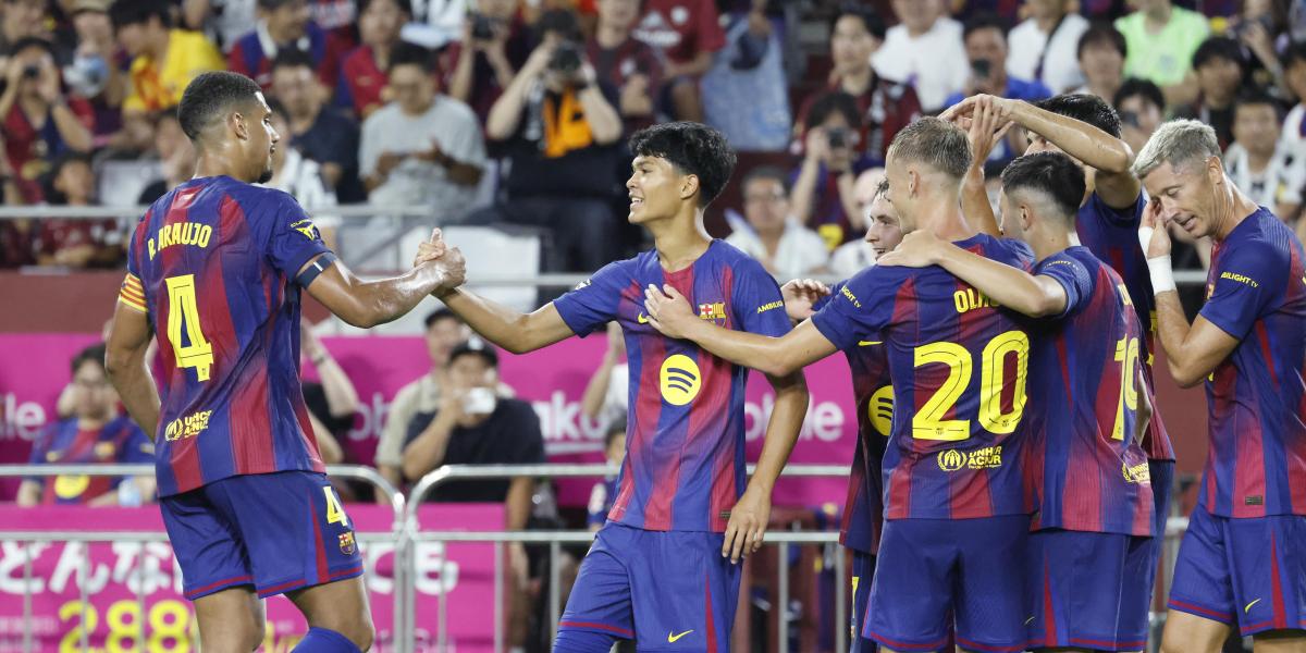 El 1x1 del Barça ante el Vissel Kobe en la segunda parte