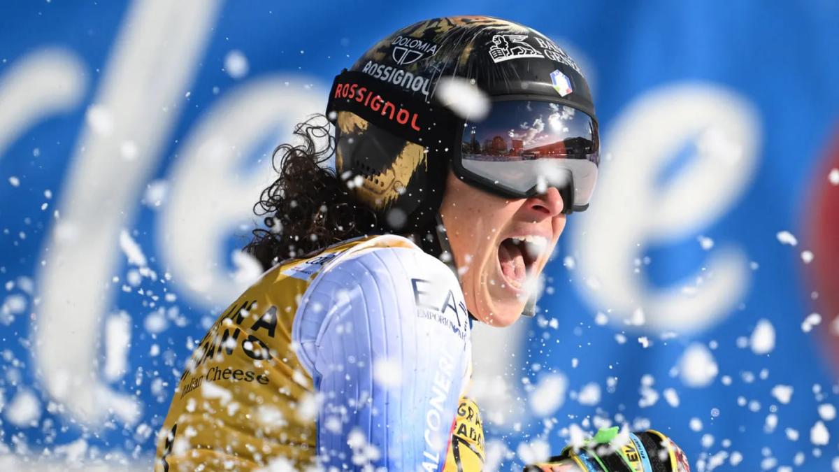 Por fin una pequeña alegría: Federica Brignone, elegida esquiadora del año