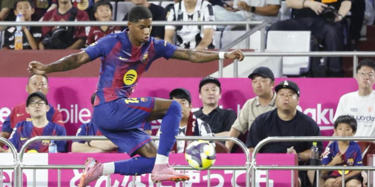 ¡Rashford se estrena como goleador con el Barça!