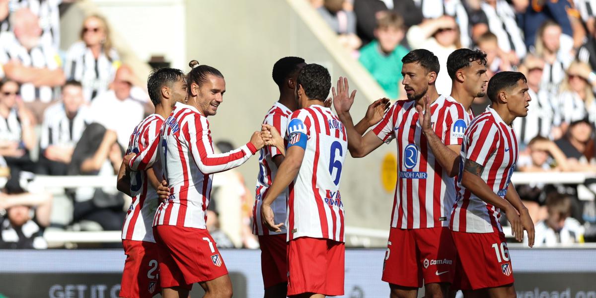 Las mejores fotos del triunfo del Atlético ante el Newcastle