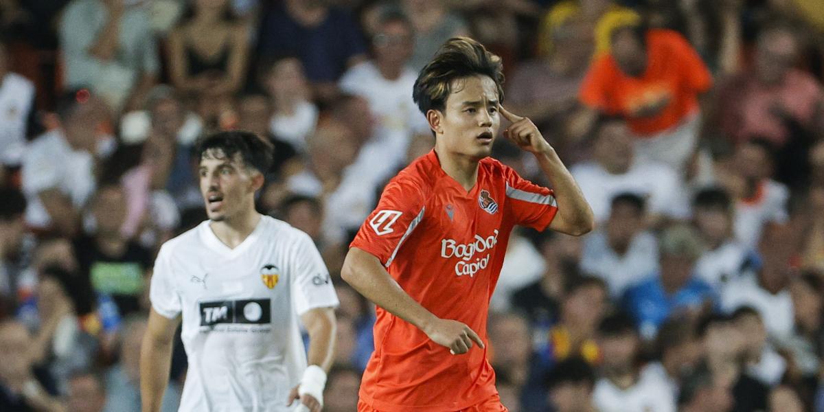 Una Real Sociedad dominadora se queda sin premio mayor en Valencia