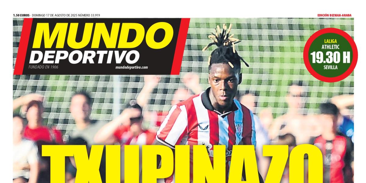 Portada MD Bizkaia-Araba de hoy domingo