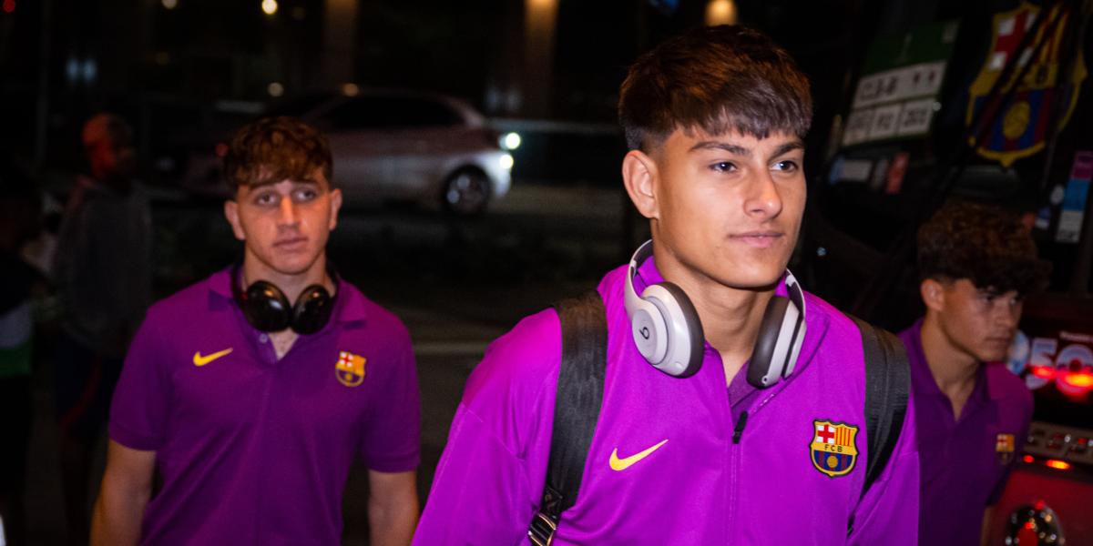 El Barça sub-20 de Belletti aterriza en Río de Janeiro