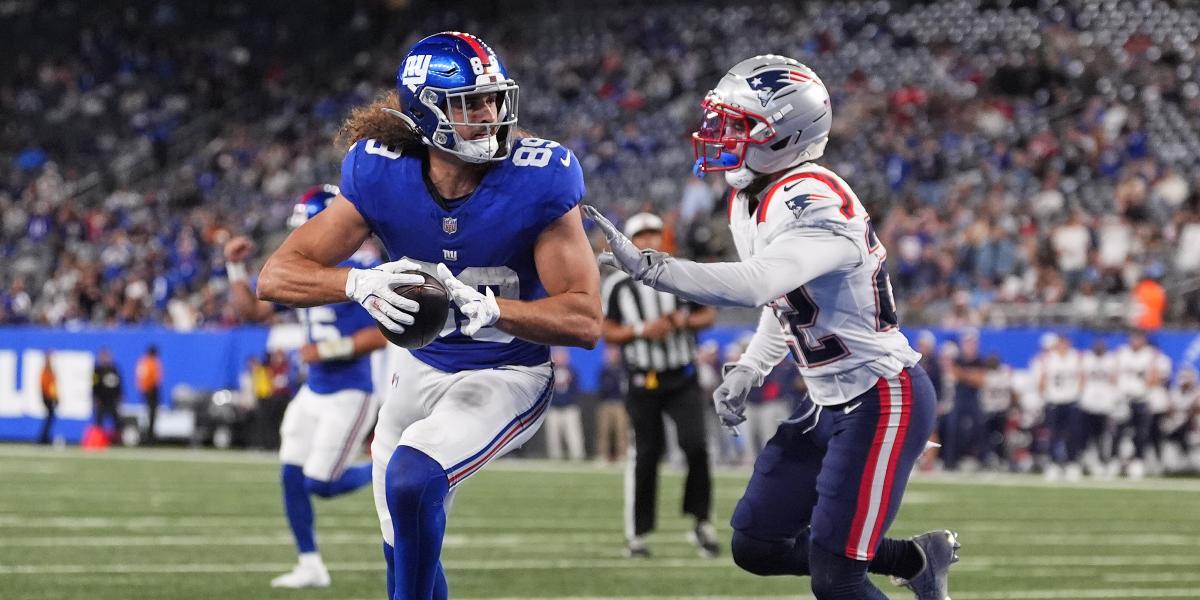 Exhibición de los Giants ante los Patriots