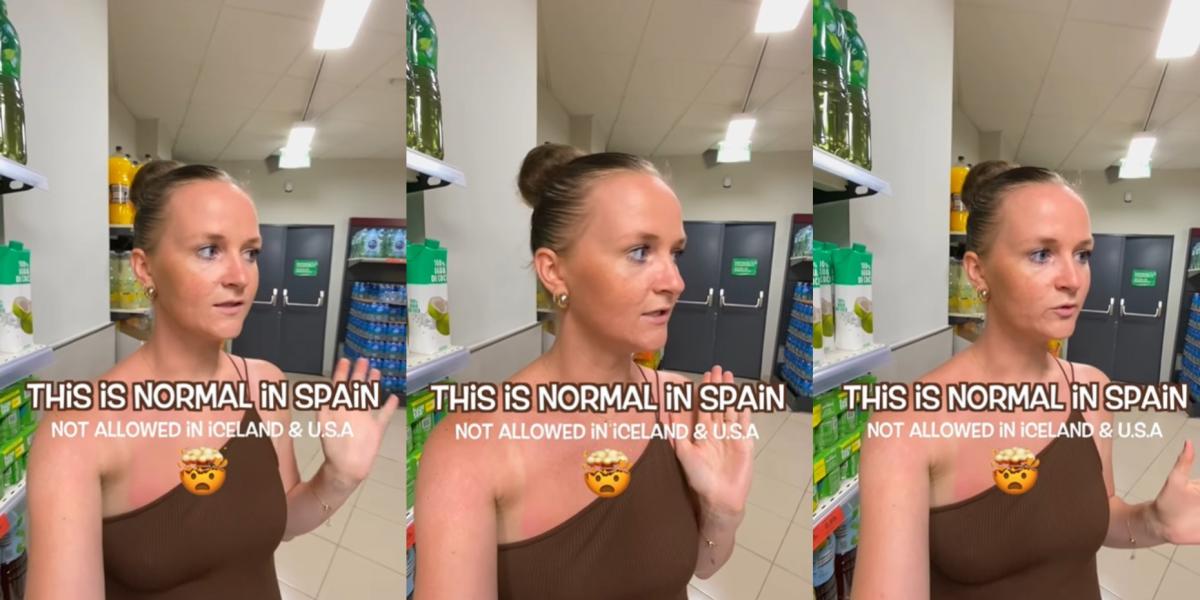 Unos americanos van a un supermercado español y alucinan con esto que hacemos todos: Los estadounidenses se creen que viven solos en el mundo