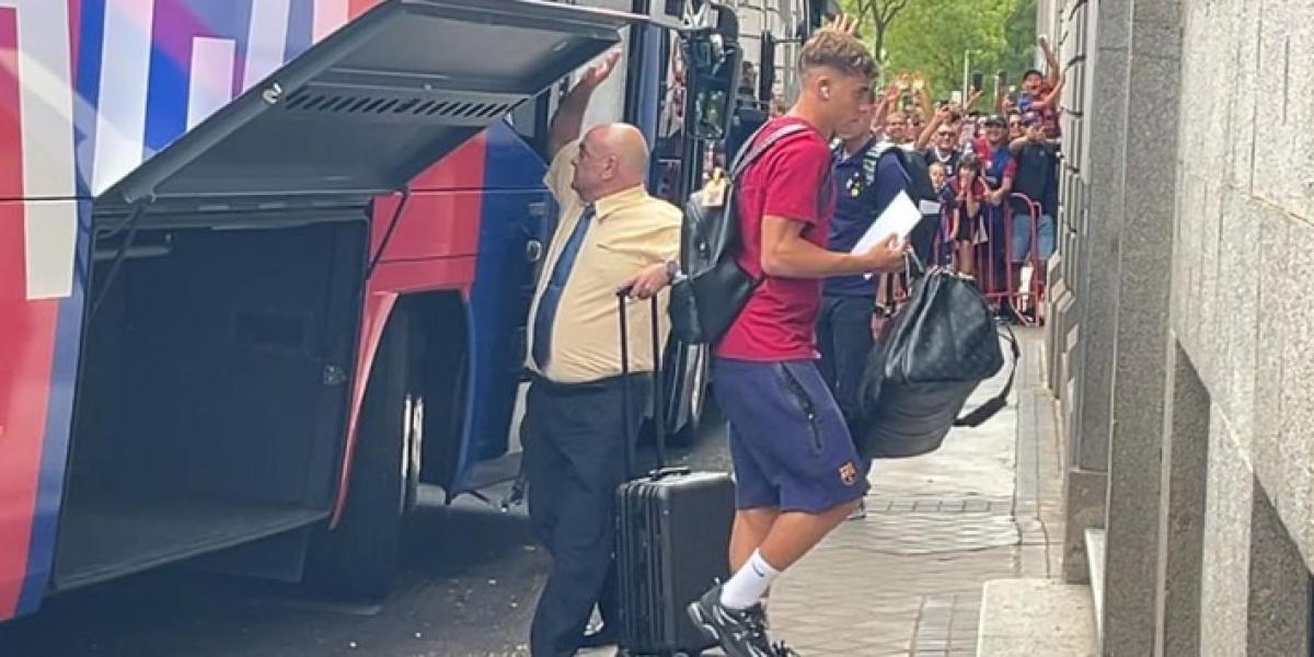 El Barça ya está en Madrid con Laporta al frente